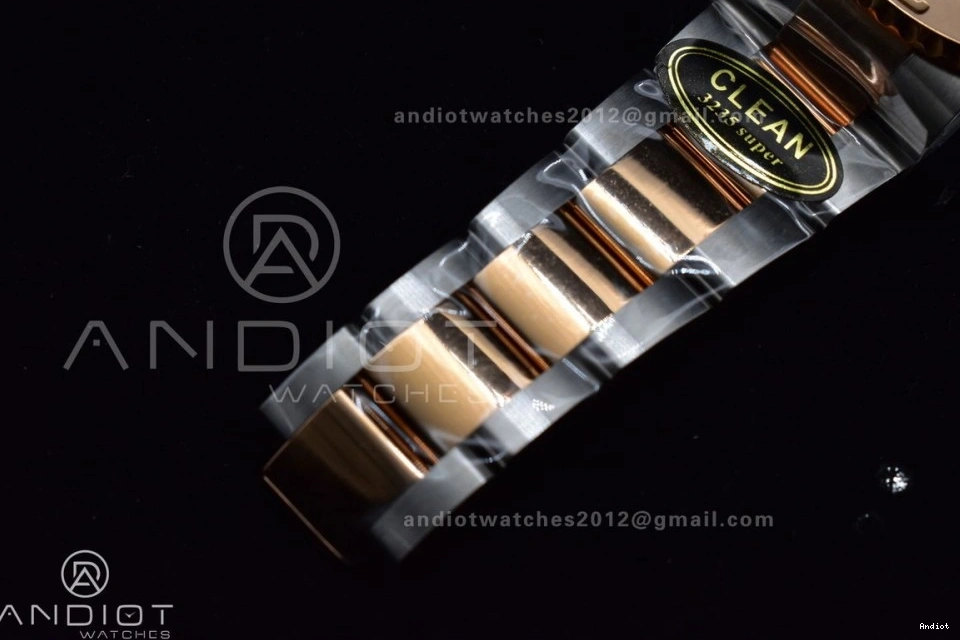 Black Edition Best Plated On Steel Clean Dial Rose 904L 1:1 126621 Bracelet SS Gold VR3235 Yacht-Master 0423